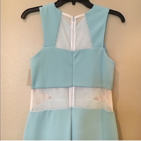 ASOS blue and white mesh dress - Picture 3 of 3